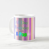 Toute la journée K-Pop Coffee Mug (Devant gauche)