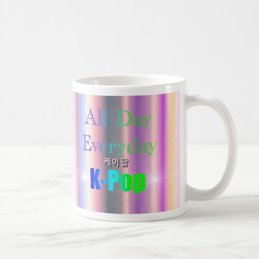 Toute la journée K-Pop Coffee Mug (Droite)