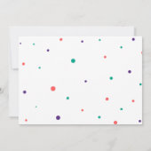 Toute la Llama Amusante Anniversaire Invitation av (Dos)