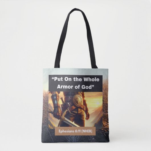 Toute l'armure de Dieu Collection - Sac fourre-tou (Devant)