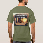 Toute l'armure de Dieu - T-shirt vert à manches co (Dos)