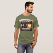 Toute l'armure de Dieu - T-shirt vert à manches co (Devant entier)