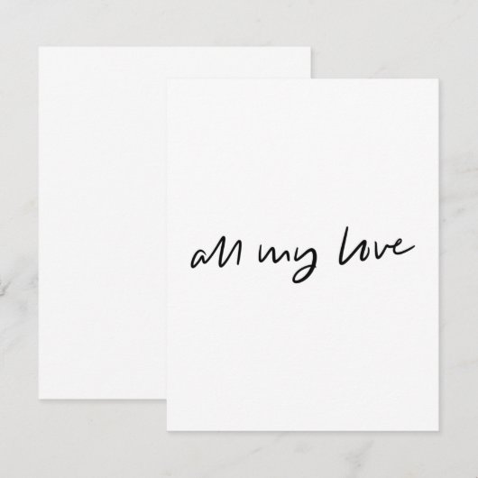 toute ma carte (Devant / Derrière)