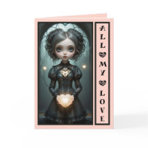 Toute mon amour carte de la Saint-Valentin mignonn