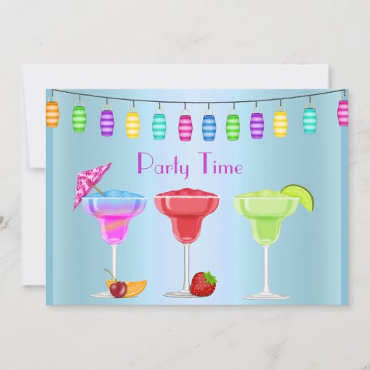 TOUTE OCCASION BEACH COCKTAIL INVITATION FÊTE (Devant)