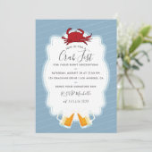 Toute occasion Fête du crabe Invitation (Debout devant)