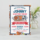 Toute Star Sport Invitation d'anniversaire (Debout devant)