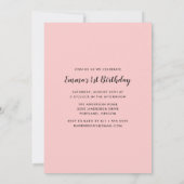 Toutes Ces Parties scintillant Première Invitation (Dos)