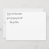 Toutes invitations routières (Dos)