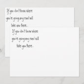 Toutes invitations routières (Devant / Derrière)