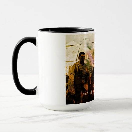 Toutes les blessures ne sont pas visibles Mug de s (Gauche)