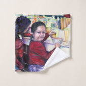 Toutes les bonnes filles reçoivent de la glace (Gant de toilette)