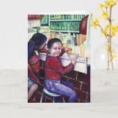 Toutes les bonnes filles reçoivent une carte de vo (Fleur jaune)