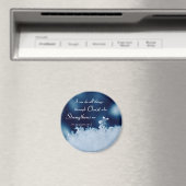 Toutes les choses Christ Snowflake 2 pouces Magnet (In Situ (Lave-vaisselle))
