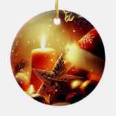 Toutes les choses décoration de bougie de Noël (Dos)