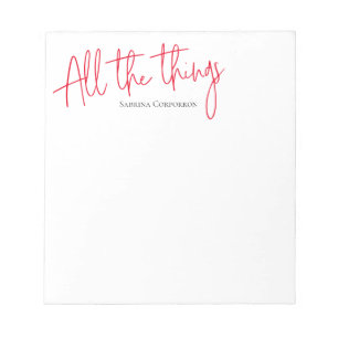 Toutes les choses script bloc-notes