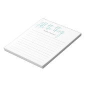 Toutes les choses script bloc-notes (Tourné)