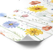 Toutes les choses sont possibles Poster Floral (Coin)