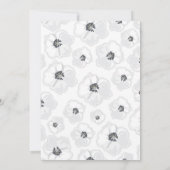 Toutes les invitations au Baby shower blanc (Dos)