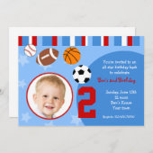 Toutes les invitations d'anniversaire de photo de (Devant / Derrière)