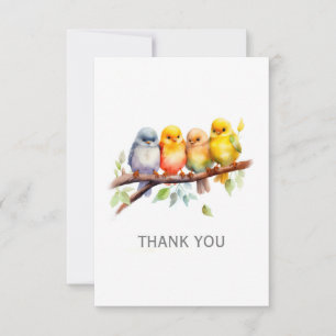 Toutes les occasions Bird Merci Carte de note