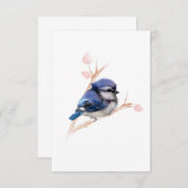 Toutes les occasions Blue Jay Bird Carte (Devant / Derrière)