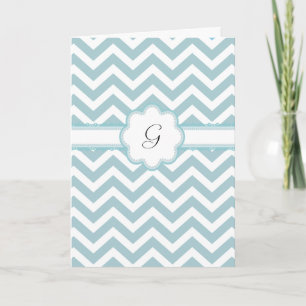 Toutes les occasions Chevron Monogram Merci Note