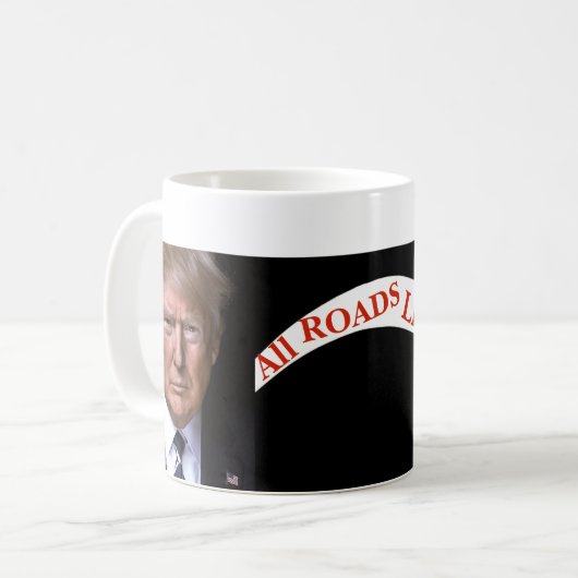 Toutes les routes mènent à Poutine Mug (Devant gauche)