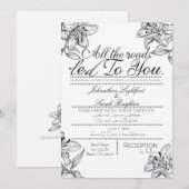 Toutes les Routes Mènent à Toi Invitation de Maria (Devant / Derrière)