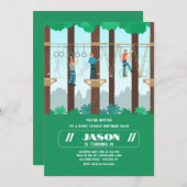 Touw Walk Verjaardag Kaart (Voorkant / Achterkant)