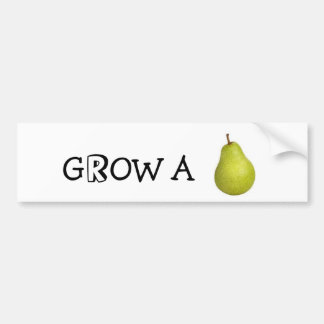 Touwen van een pear bumper sticker