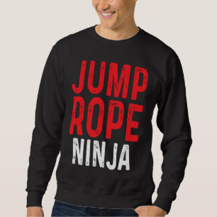 Touwspringen Ninja Springen Touwtrekken Workout Trui