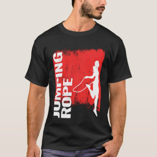 touwtje springen en springtouw voor vrouwen en spr t-shirt