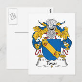 Tovar Family Crest Briefkaart (Voorkant / Achterkant)