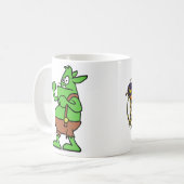 Tovenaar 101 Doodle Gobbler Fisticuffs Koffiemok (Voorkant links)