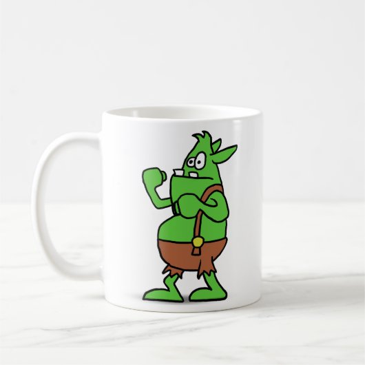 Tovenaar 101 Doodle Gobbler Fisticuffs Koffiemok (Links)