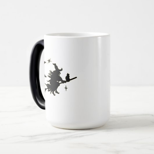 Tovenaar alsjeblieft | Grappig Halloween citaat Magische Mok (Voorkant links)