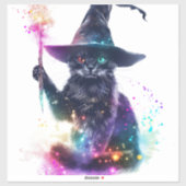 Tovenaar Cat Magic Sticker (Vel)