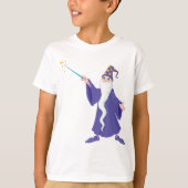 Tovenaar die een Spel gieten T-shirt (Voorkant)