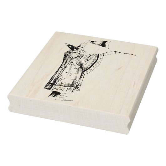  tovenaar die Magic Rubber Art Stamp bevat Rubberstempel (Stempel)