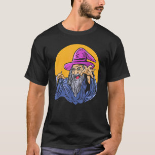 Tovenaar Fantasy Magician Spell Caster Sorcerer Su T-shirt
