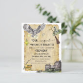 Tovenaar Heksen School Uil Verjaardag (Staand voorkant)