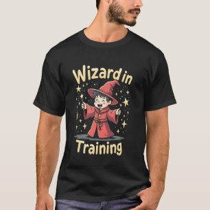 Tovenaar in opleiding Magie Heks Leerling Spreuk C T-shirt