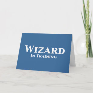 Tovenaar in training geschenken kaart