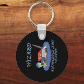Tovenaar: Kennis is mijn wapen Sleutelhanger (Voorkant)