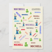 Tovenaar Kikkerfly Tale Word Cloud Name Collage