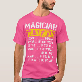 Tovenaar Magie Uurtarief Magische Kaarttrucs Ill T-shirt