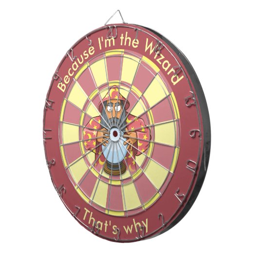 Tovenaar met Ball Dartbord (Voorkant Rechts)