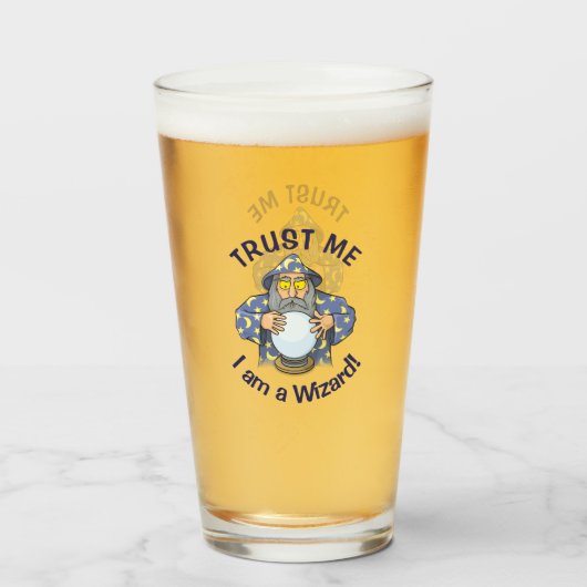 Tovenaar met Ball Glas (Voorkant gevuld)