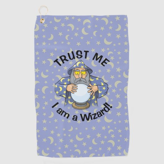 Tovenaar met Ball Golfhanddoek (Voorkant)